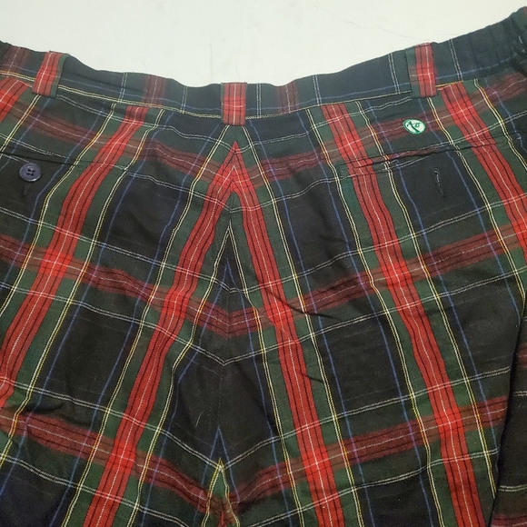 Golf Knickers  Mens Navy Tartan Plaid Classic Golf Pants sz 44 Short - Picture 3 of 7